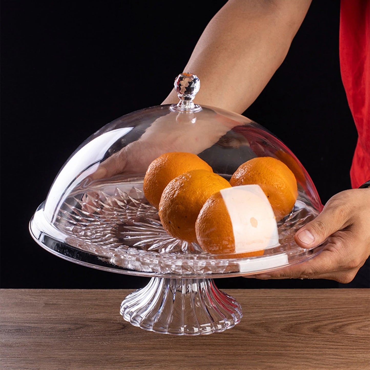 Présentoir gâteau cloche