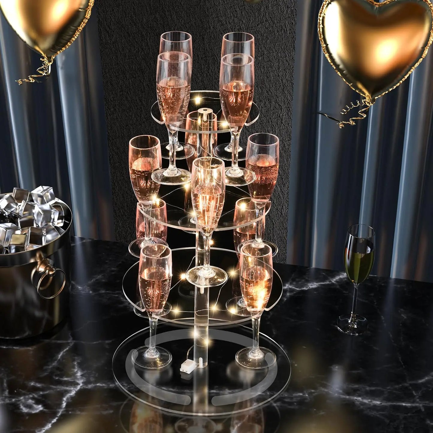 Présentoir flute champagne