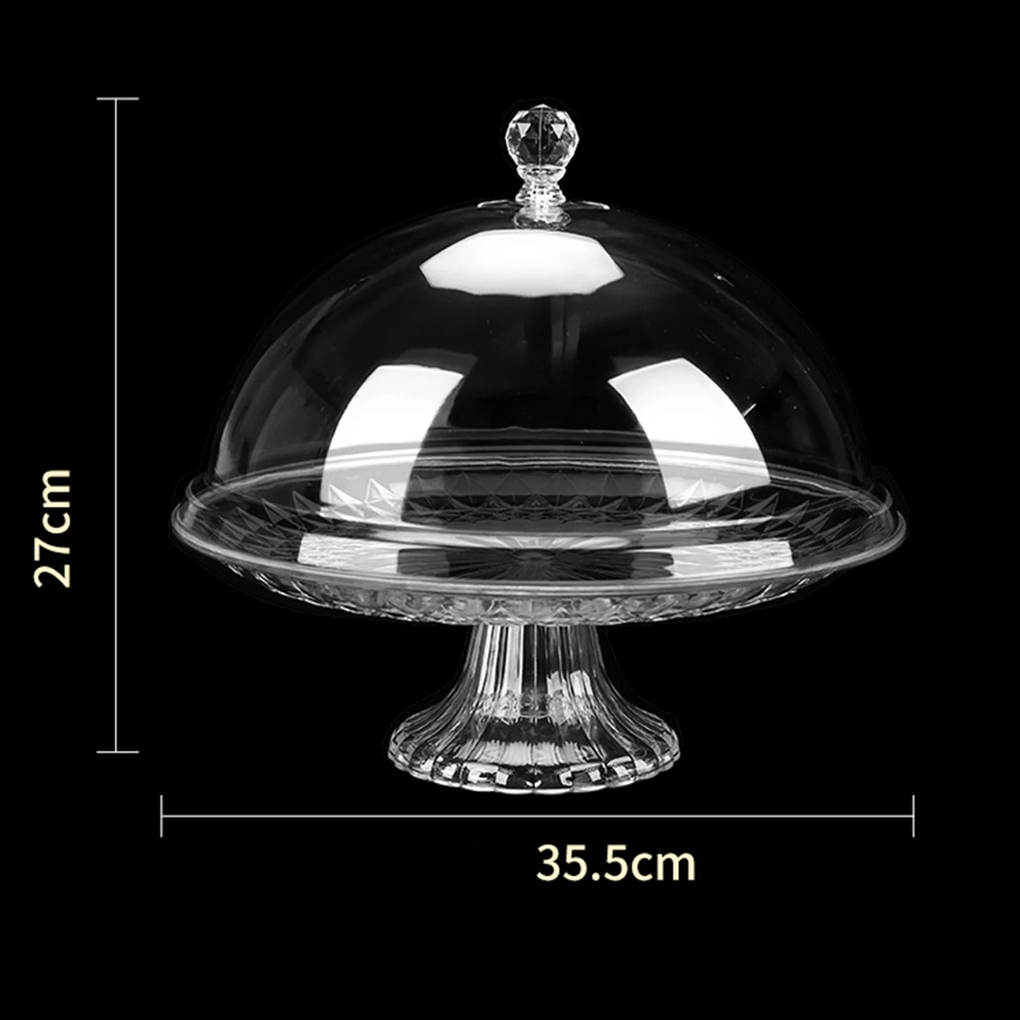 Présentoir gâteau cloche