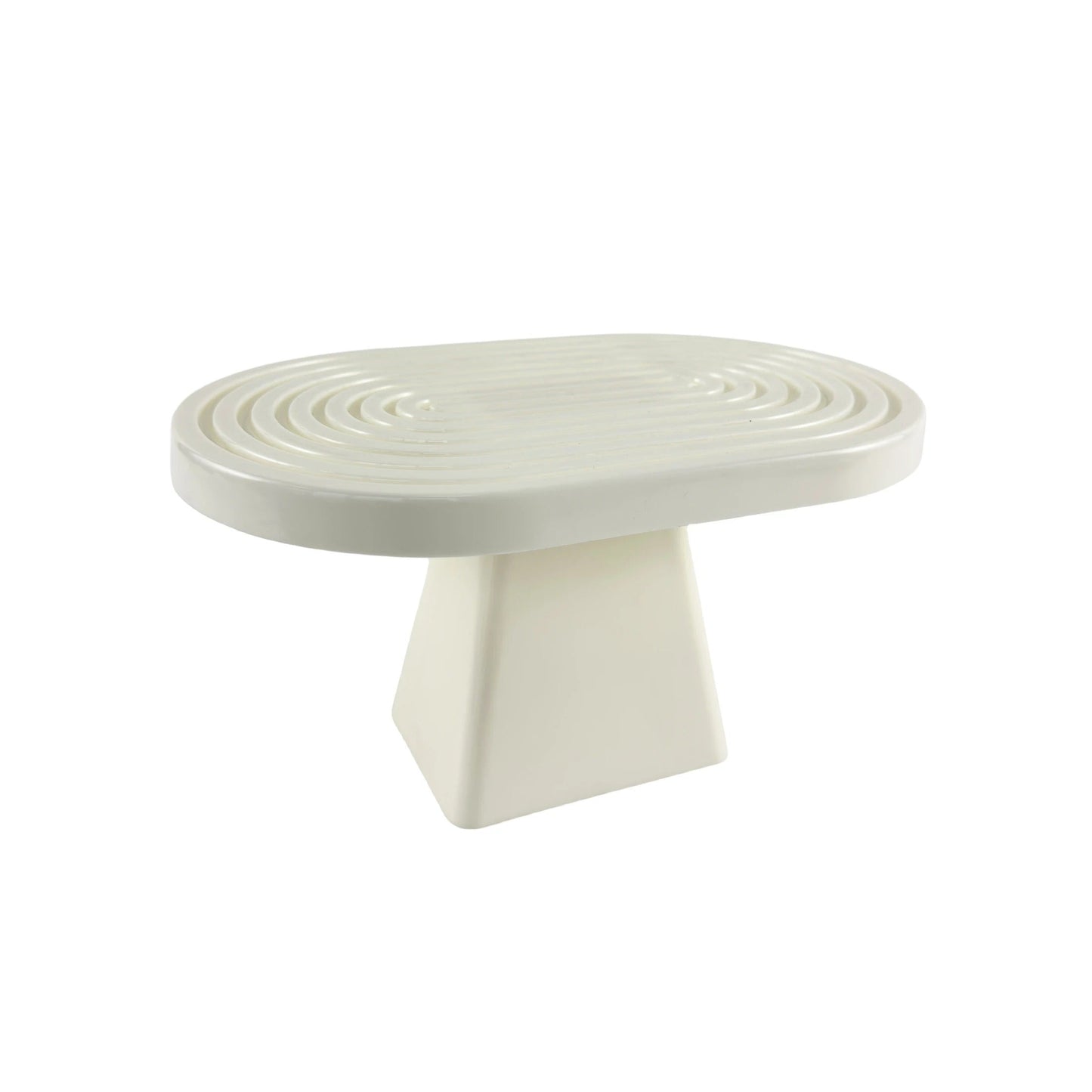 Présentoir à Gâteau Design blanc