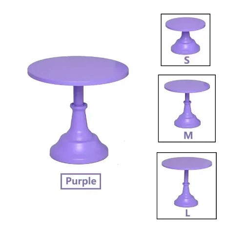 Présentoir gâteaux violet