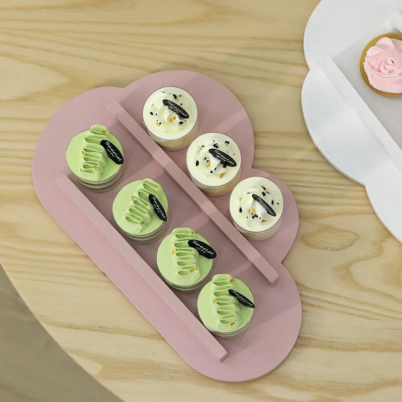 Présentoir macaron bois