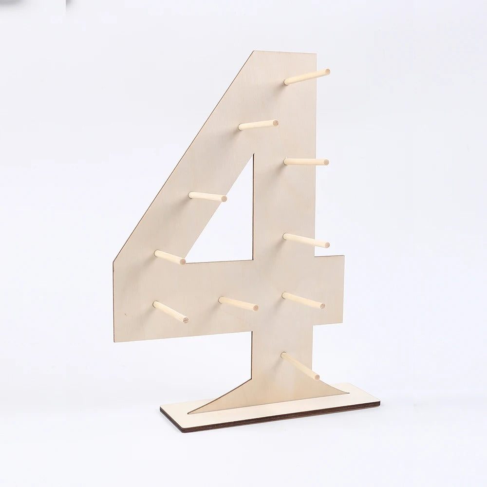 Présentoir donuts chiffre