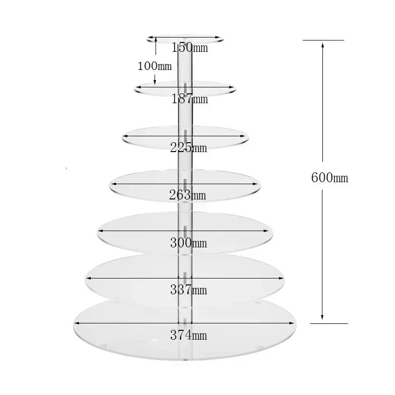 Présentoir cupcake mariage
