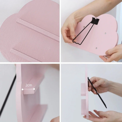 Présentoir macaron bois