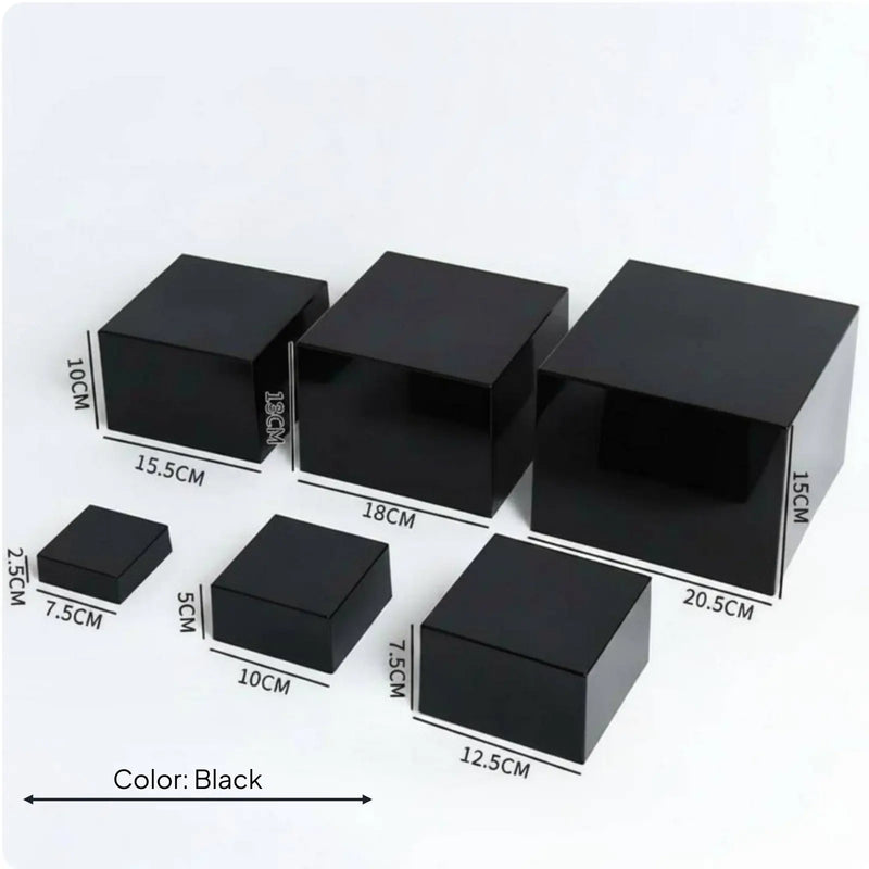 Présentoir Buffet Cubes Acryliques Réception