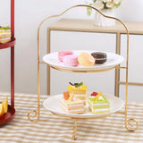 Présentoir Cupcakes Métal 2 Niveaux