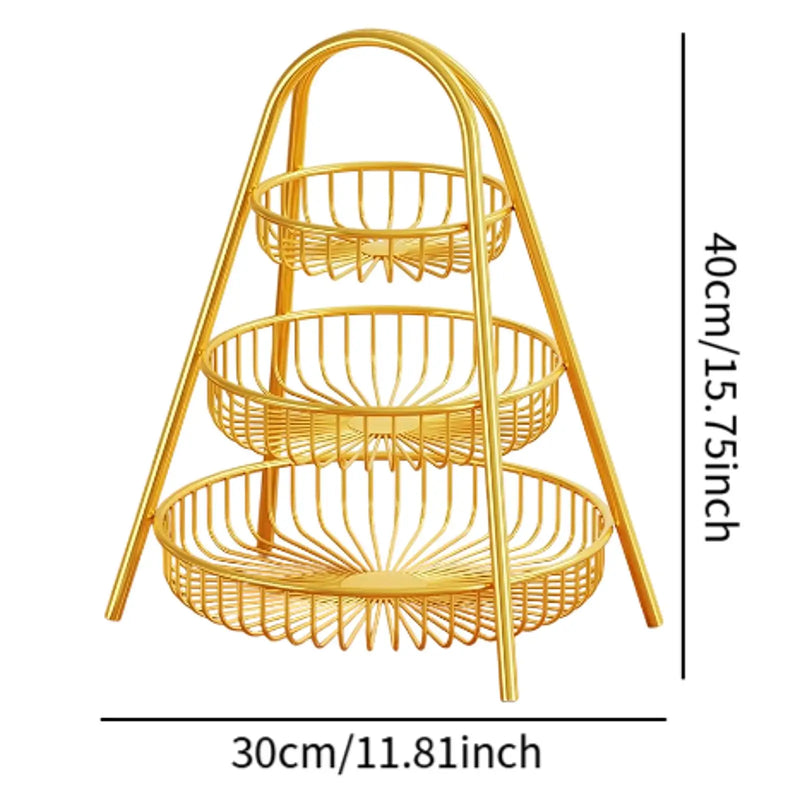 Présentoir Gâteau à Étages Métal