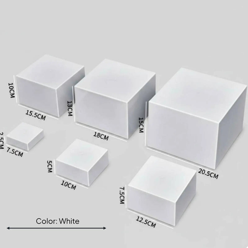 Présentoir Buffet Cubes Acryliques Réception