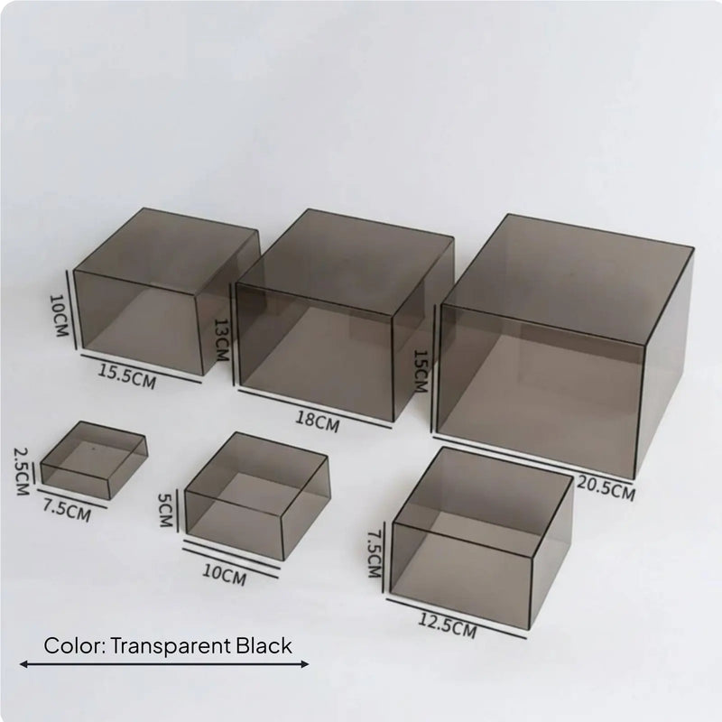 Présentoir Buffet Cubes Acryliques Réception