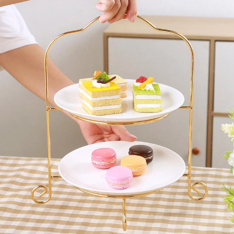 Présentoir Cupcakes Métal 2 Niveaux
