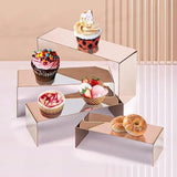 Lot 3 Présentoirs Cupcake Métal Doré Argenté Pro – mise en scène buffet sucré salé