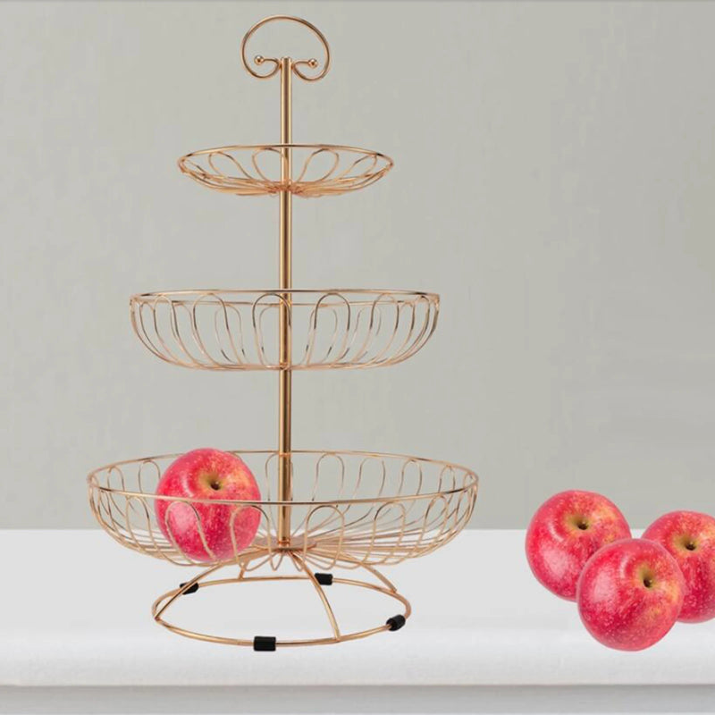 Présentoir Gâteau à Étages Métal