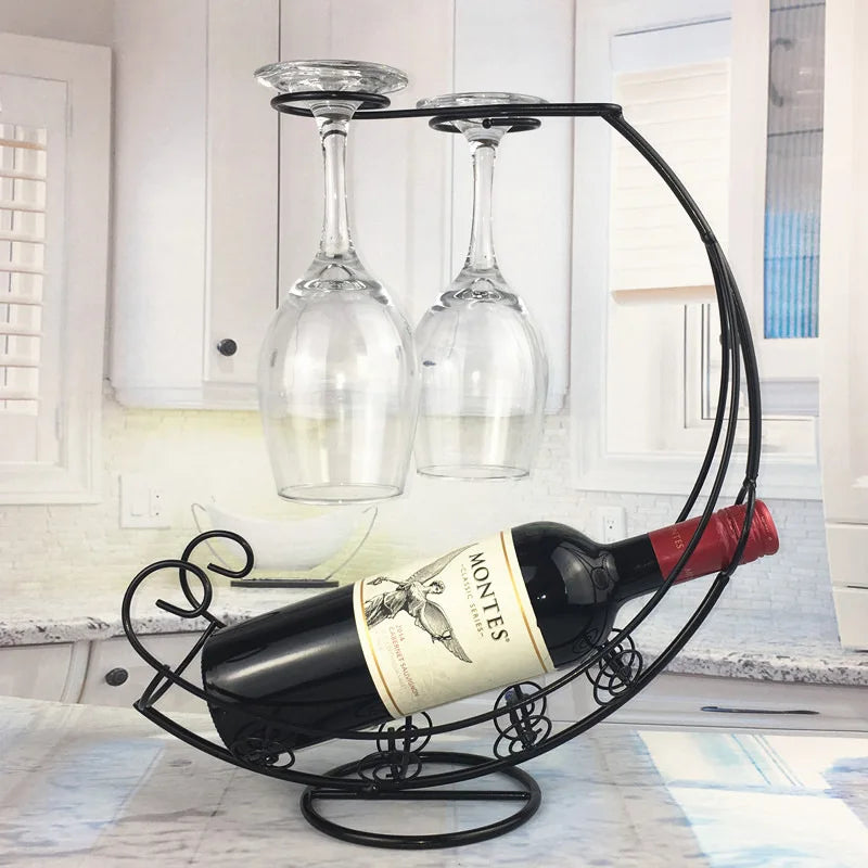 Porte-Verres Suspendu Bar Métal