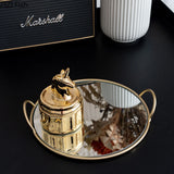 Plateau Miroir Laiton Buffet
