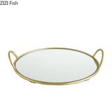 Plateau Miroir Laiton Buffet