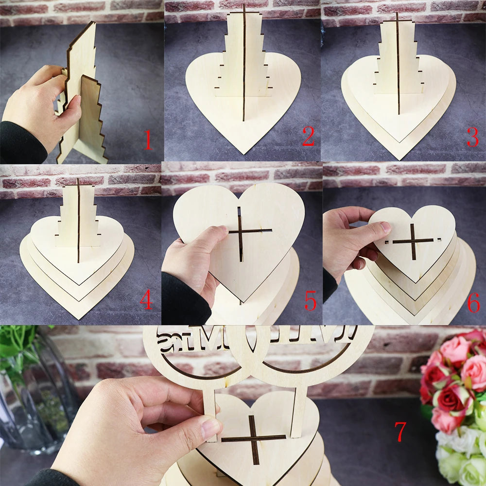 Présentoir Chocolat Bois Mariage Rustique Mr & Mrs