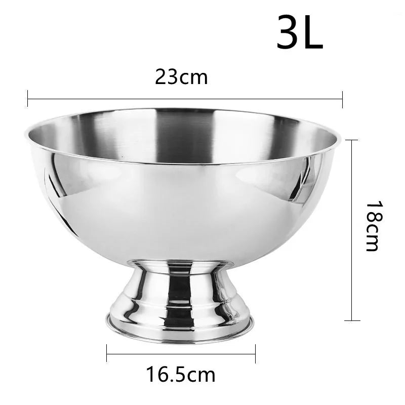 Seau à Champagne Inox Tête Cerf