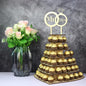 Présentoir Chocolat Bois Mariage Rustique Mr & Mrs