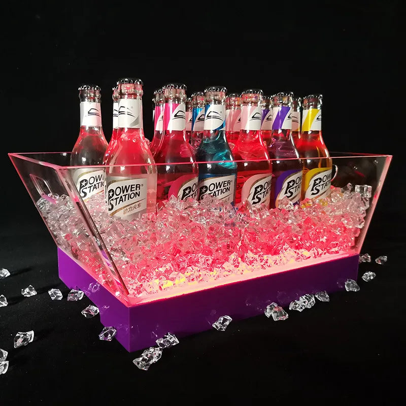 Seau Glace Champagne LED Bar