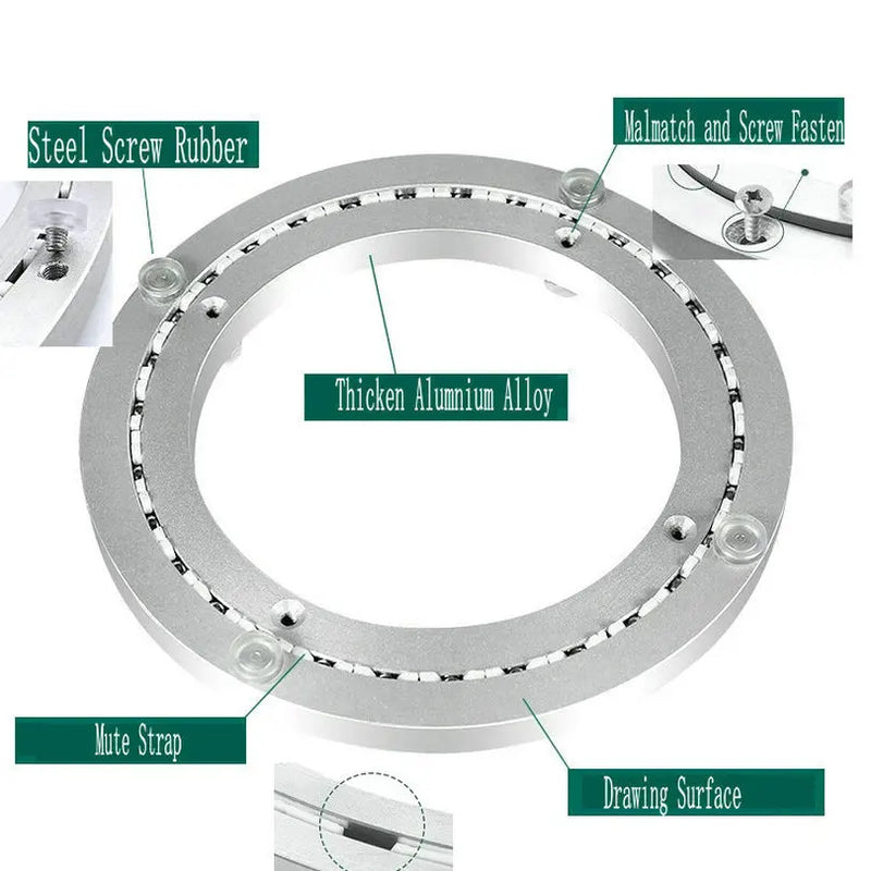 Plateau Tournant de Service Rond