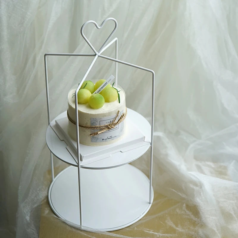 Soporte expositor para aperitivos de té de la tarde y platos de cena, accesorios para mesa de postres de boda, estante de almacenamiento de hierro para cosméticos