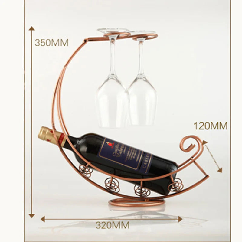 Porte-Verres Suspendu Bar Métal