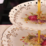 Présentoir Céramique Floral Anglais