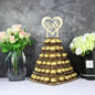 Présentoir Chocolat Bois Mariage Rustique Mr & Mrs