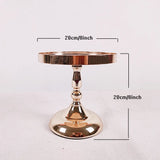 Présentoir Gâteau Miroir Doré Réception