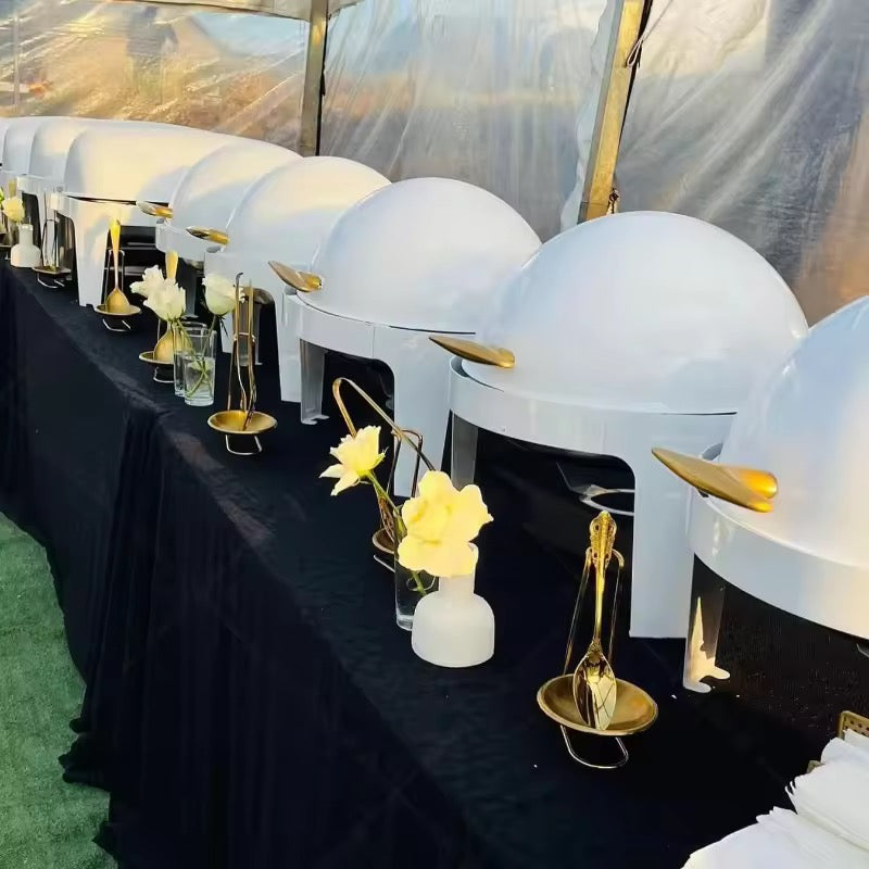 Chauffe plat blanc 6L