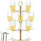 Présentoir verre à champagne