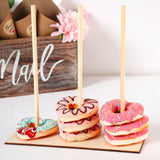 Présentoir Donuts Bois Mariage Champêtre