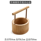 Corbeille Bambou Présentoir Buffet Portable