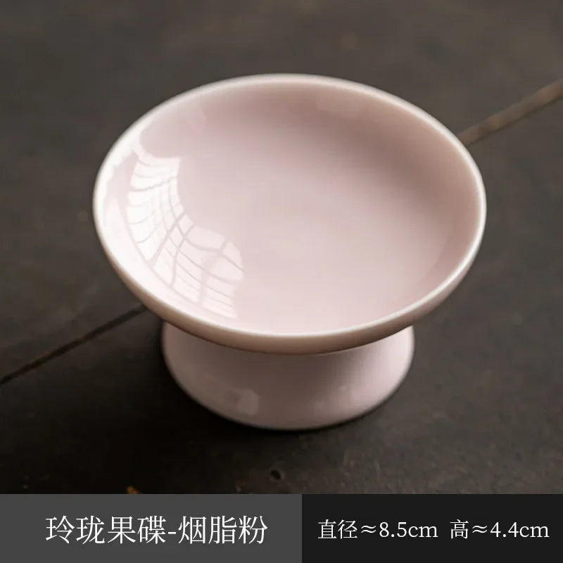 Assiette de Présentation Céramique sur Pied Mignardises