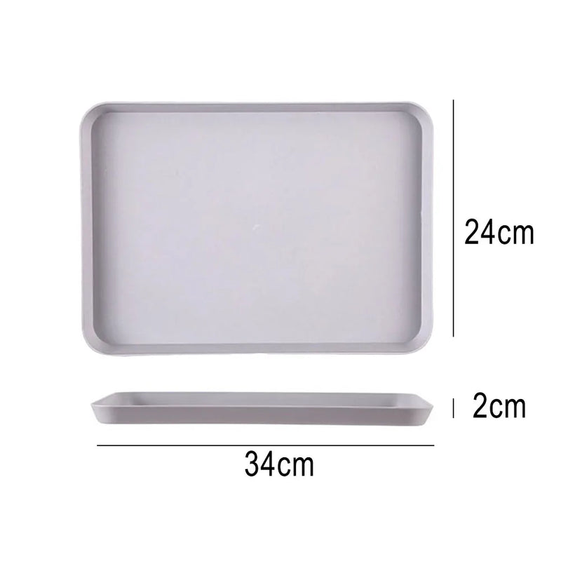Plateau de Service Plastique Antidérapant