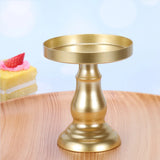Plateau Gâteau Métal Doré Mariage