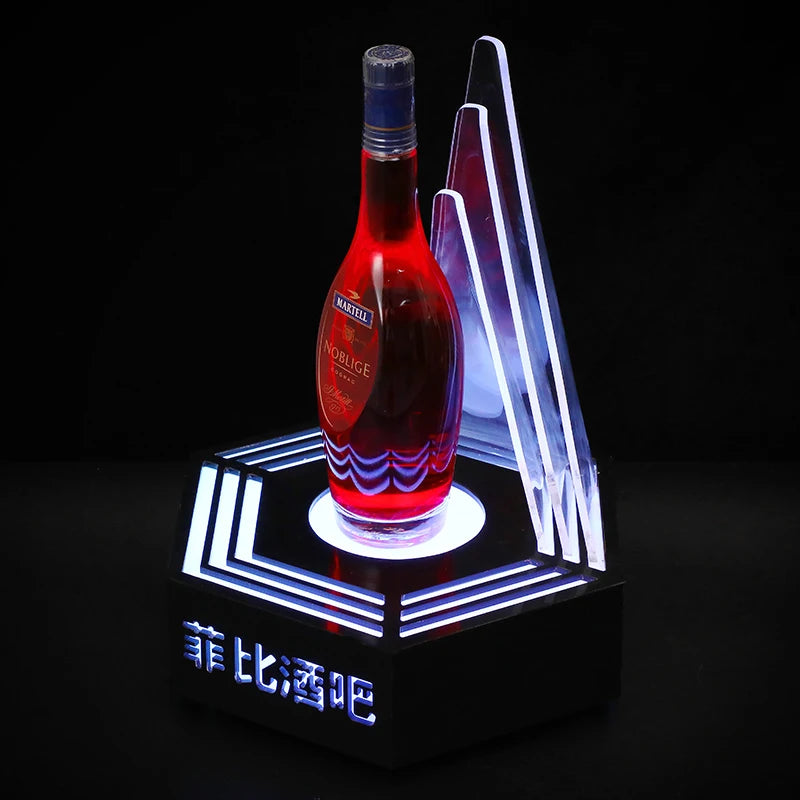 Présentoir Bouteille Lumineux LED Réception