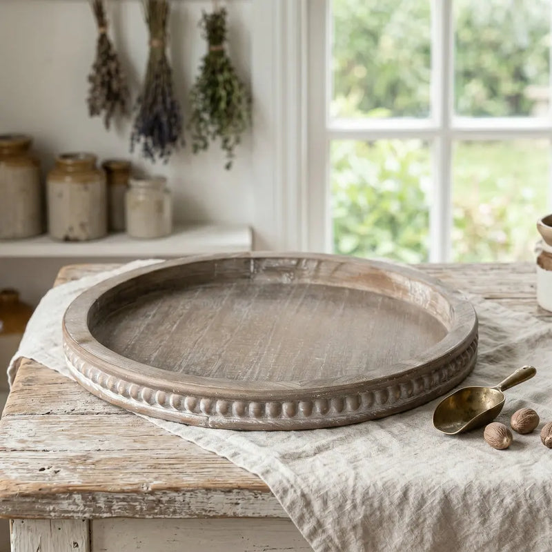 Plateau Bois Rustique Buffet