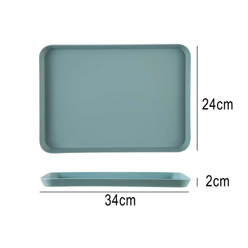 Plateau de Service Plastique Antidérapant