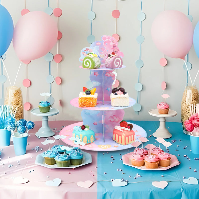 Présentoir Gâteau à Étages pour Anniversaire