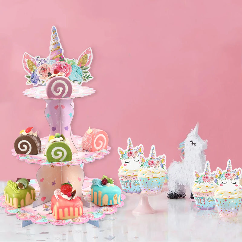 Présentoir Gâteau à Étages pour Anniversaire