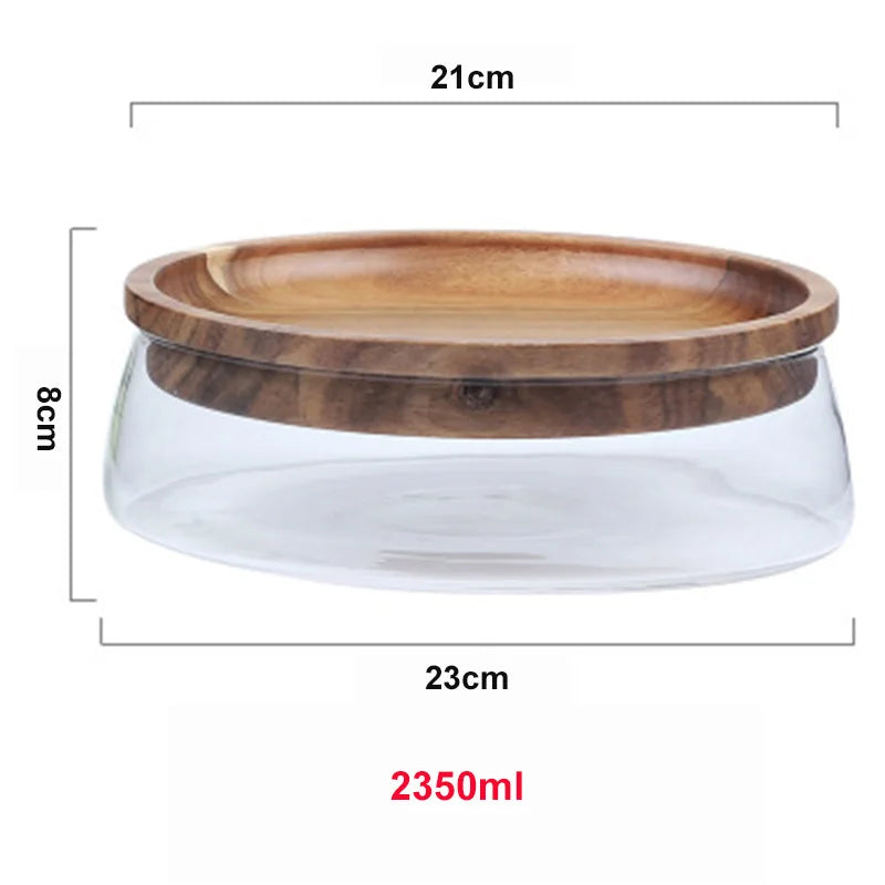 Caja de almacenamiento de frutos secos estilo decoración europea para el hogar, bandeja de frutas, decoraciones para el hogar, utensilio de cocina, regalos navideños, cuenco de cristal