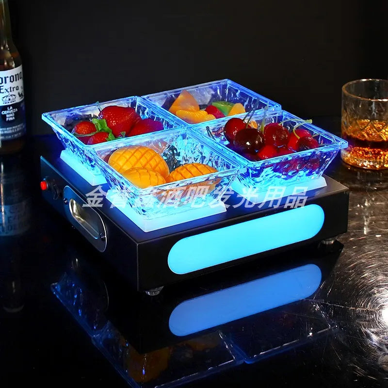 Plateau Lumineux LED Fruits et Snacks