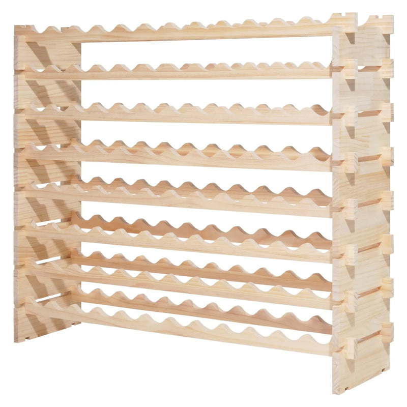 Présentoir Bouteilles Bois 8 Niveaux