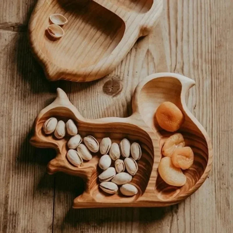 Plateau Apéritif Bois Écureuil