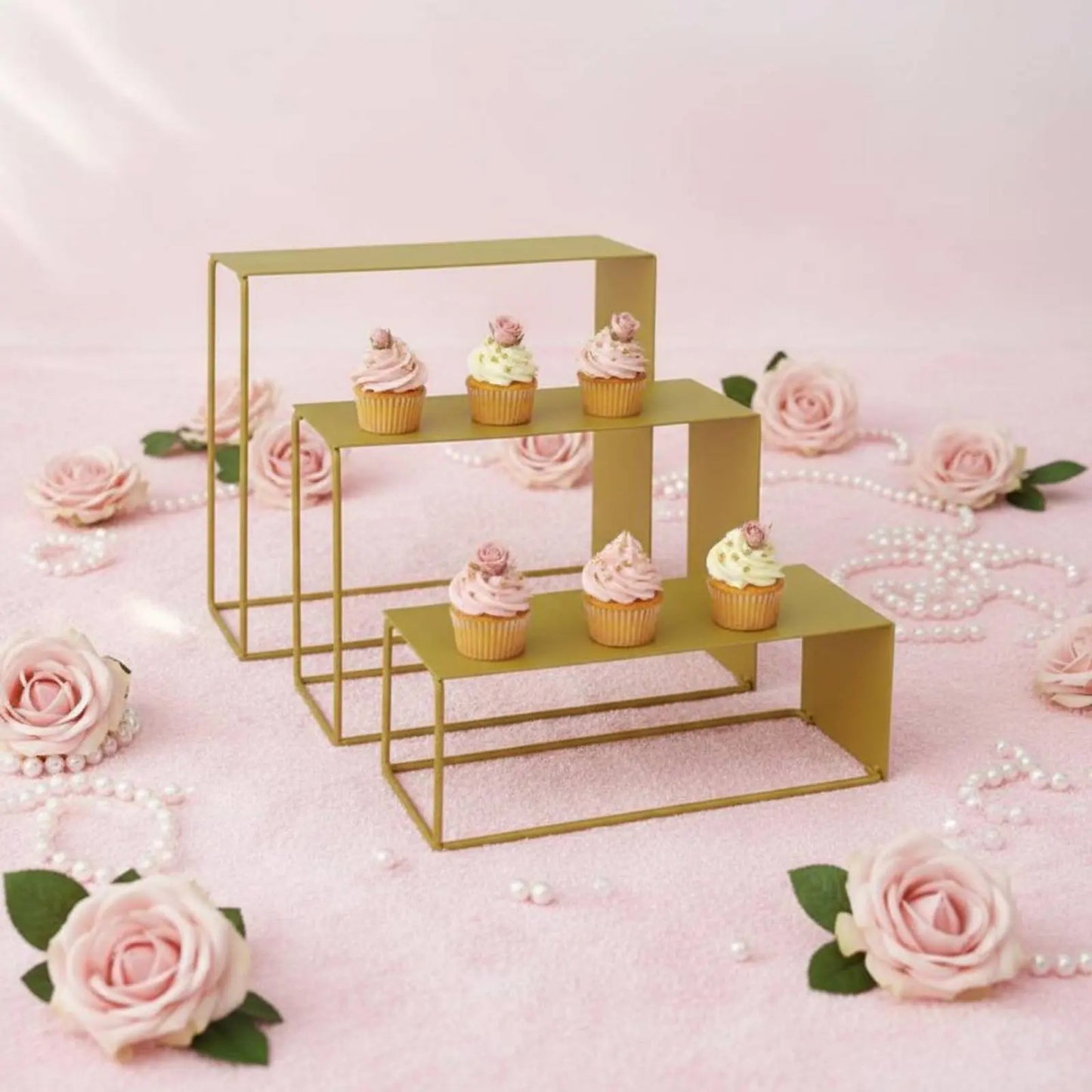 Présentoir Pâtisserie Métal Étagé