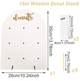 Mur de Donuts Rustique Buffet