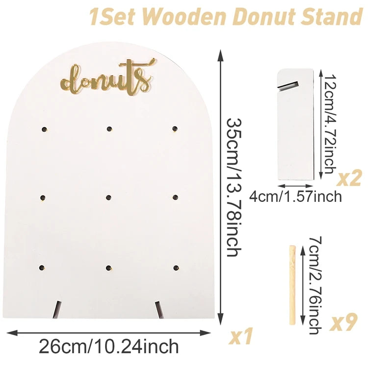Mur de Donuts Rustique Buffet