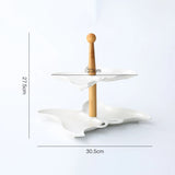 Présentoir Céramique Bois 2 Étages